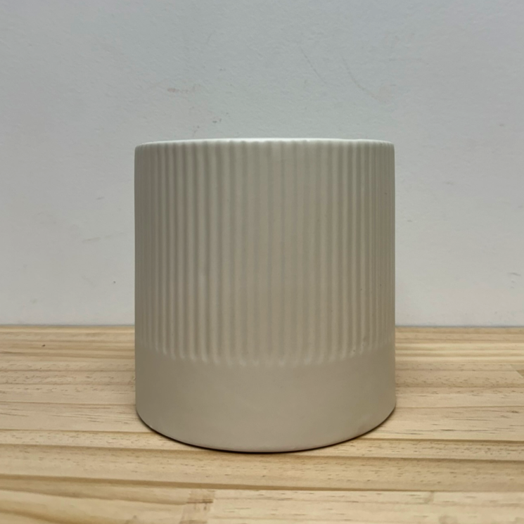 Bondi White Ceramic Planter Pot 13cm