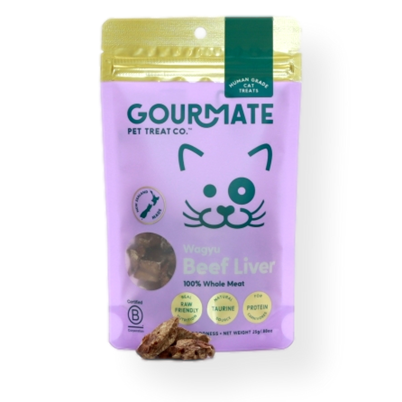 Gourmate Wagyu Beef Liver Cat Treats 25g