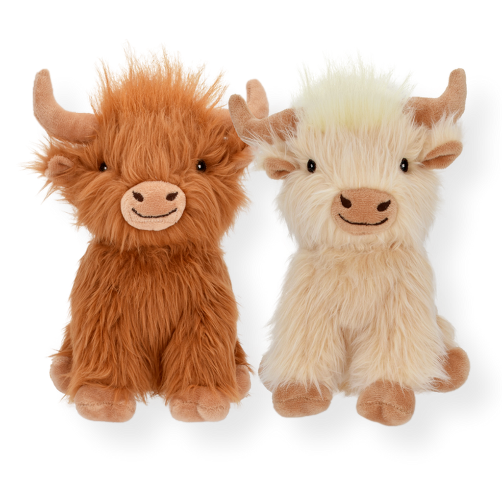 Highland Cow Shaggy Dog Toy 20cm