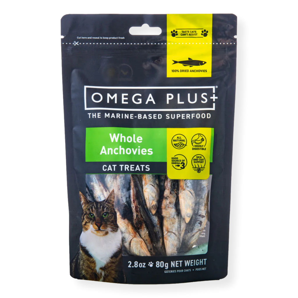 Omega Plus Dog & Cat Treats Whole Anchovies