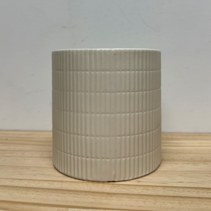 Bondi White Ceramic Planter Pot 13cm