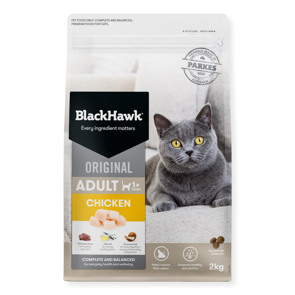 Black Hawk Original Chicken Cat Food 2kg